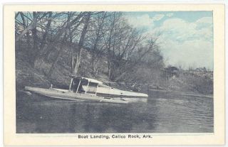 AR Calico Rock Boat Landing River Very Early M33919