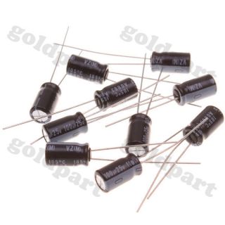   Nichicon 25V 100uF Motherboard Electrolytic Capacitors 6.3mm×11mm