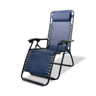   Chair Outdoor Deck Recliner Zero Gravity Caravan Canopy Camp Furniture