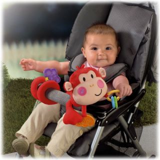   Discover N Grow Musical Monkey Car Seat Stroller on The Go Toy