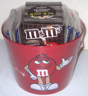 Candy Red Character Movie Night Reusable Popcorn Bucket Candies 