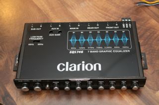  Clarion EQS746 Car Audio Equalizer