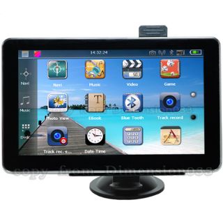 Car Video Recorder Bluetooth GPS 7 Touch Screen, Built in Vehicle 