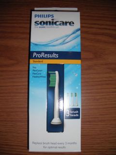 Philips Sonicare Pro Results Replacement 3pk Brush Head