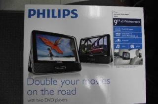 Philips Pd9016 9 Portable Dual Lcd Dvd Players for CAR.