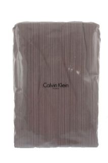 Calvin Klein New Rice Stripe Brown Cotton 20x42 Pillowcase Set Bedding 