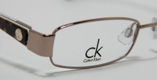 New Calvin Klein eyeglasses CK 5240 272 Gold Havana Frame Authentic 