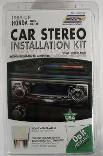 Metra Car Stereo Installation Kit IBR 807HD 1989 Honda