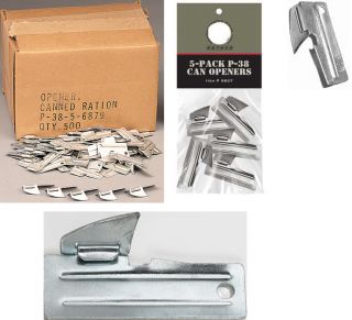 individual product descriptions can be found below a can opener
