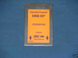 Daimler Chrysler DRB III Crossfire Software Card
