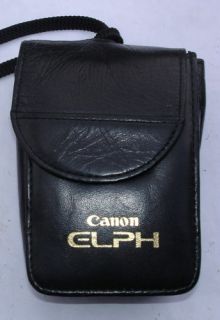 Canon ELPH 370Z APS Camera in Leather Case Excellent 082966140471 
