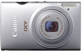 Canon IXY 220F Digital Camera Silver 24mm IXY220F Wide Angle 5X 