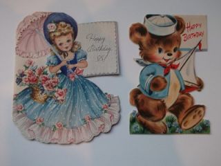   Vintage Cards Alfred Manzer Cardozo Paramount Forget Me Not