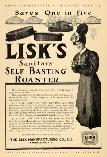   Lisk Basting Roaster Turkey Canandaigua Kitchen   ORIGINAL ADVERTISING