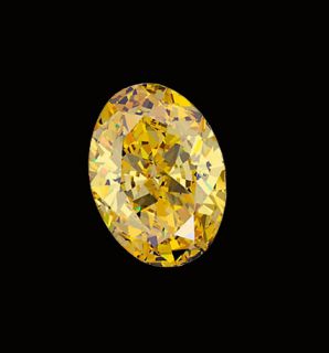 51 Carat Oval Loose Diamond Yellow Canary Diamond New