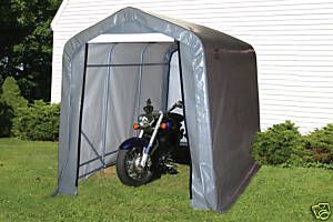 06x10 Shelter Logic Canopy Shed Instant Garage Carport
