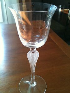 Igor Carl Faberge Franklin Mint Signed Pavlova Crystal Wine Glasses 