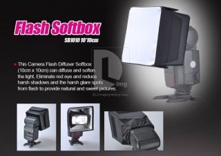 item inform this camera flash diffuser softbox 10cm x 10cm can