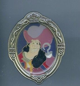 Disney Pin Pins Framed Captain Hook from Peter Pan WDW