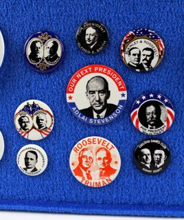 Historic Presidential Campaign Button Collection Thumbnail Image