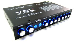 VSL SQ7 7 Band Equalizer Pre Amp Seven Band Parametric Equalizer Input 