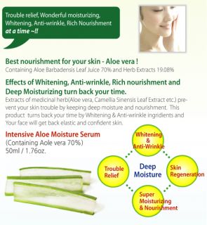 Aloe Vera Moisture Serum Whitening Anti Aging Essence