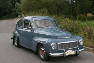 RARE 60s Vintage Japan Marusan HO Slot Car Volvo PV544