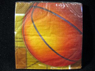 Basketball Birthday Party Supplies Lot Plates Napkins Cups Stickers 