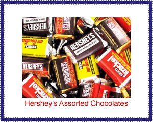 Hersheys Assorted Mini Chocolate Bars Bulk Candy 10 Lbs.