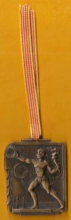 Olympic Torch Relay Medal Barcelona Summer Games 1992