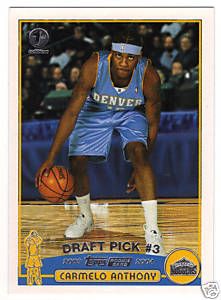 Carmelo Anthony 2003 04 Topps RC 223 1st Edition MT