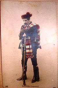 Vintage Card NIKOLAI FIGNER Russian opera singer tenor Carmen
