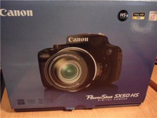 Canon PowerShot SX50 HS 12 1 MP Digital Camera Black Intl SHIP Avail 