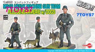   35 Pocket Army S5 33 Mg42 Gun Team w Dog German Dragon CAX18B