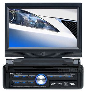 Planet Audio Indash Car 7 Detachable Touchscreen Monitor DVD CD USB 