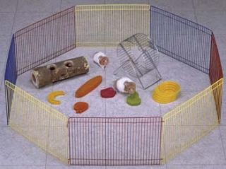 Penn Plax 9H Hamster Guinea Pig Indoor Outdoor Playpen