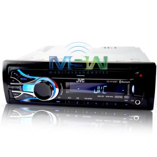 jvc kd r730bt in dash cd  car receiver w front aux usb ipod pandora 