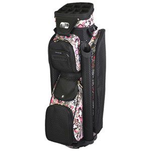 RJ Sports Ladies Boutique Cart Bag Black Paisley Golf