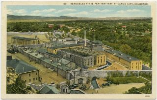 Remodeled State Penitentiary Canon City Colorado 1935