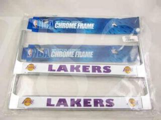 NBA Los Angeles Lakers Metal License Plate Frame 2pcs