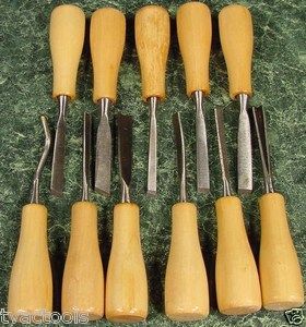 11pc Wood Carving Chisel Tool Set New Mini Lathe Tools