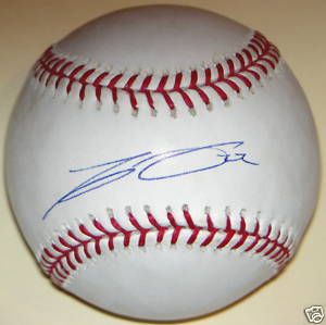 Carlos Gomez Signed Autographed Baseball Brewers Twins