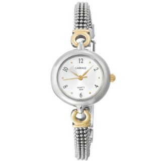 Carriage by Timex Womens C6A221 Two Tone Bracelet Watch