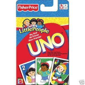 My First Uno King Size Card Game Little People New