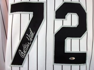 Carlton Fisk Autographed Chicago White Sox Jersey RARE Schwartz COA 