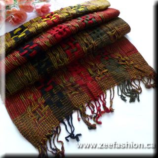 Hand Knitted Winter Pashmina Cashmere Wool Scarf Shawl