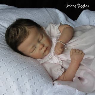 Golden Giggles Reborn Baby Girl Andi by Linda Murray