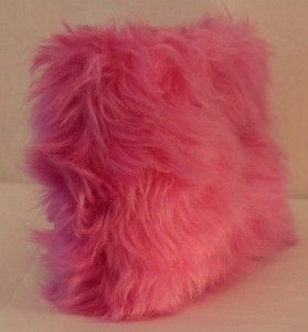 Prada Handbag Clutch Pink Fluffy Fur Clutch BNWT Fall Winter 2011 2012 