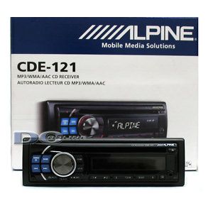 Alpine CDE 121 Car Stereo  WMA aac CD Receiver