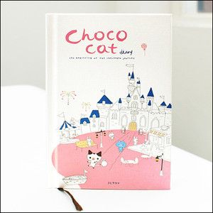 So Cute Choco Cat Diary Journal Planner Day Scheduler